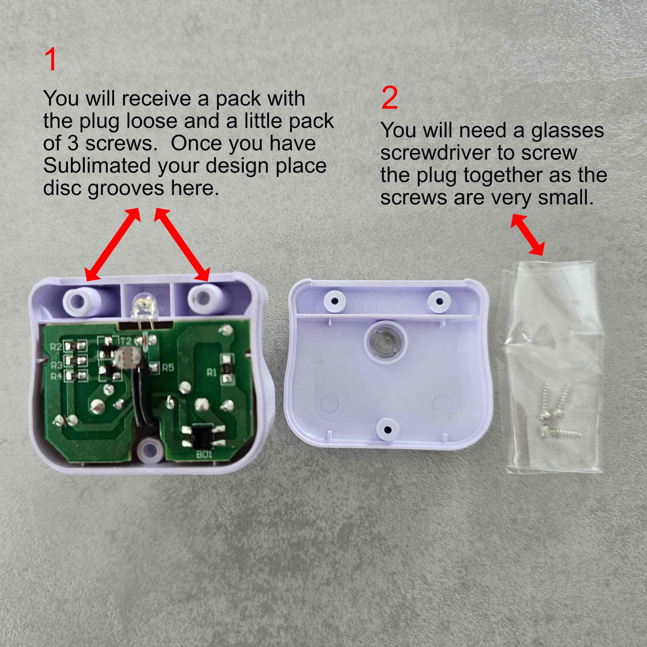 Plug In Night Lights For Sublimation, Warm White Light or Coloured Light, Night Light - Image 9
