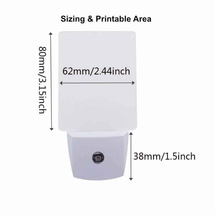 Plug In Night Lights For Sublimation, Warm White Light or Coloured Light, Night Light - Image 8
