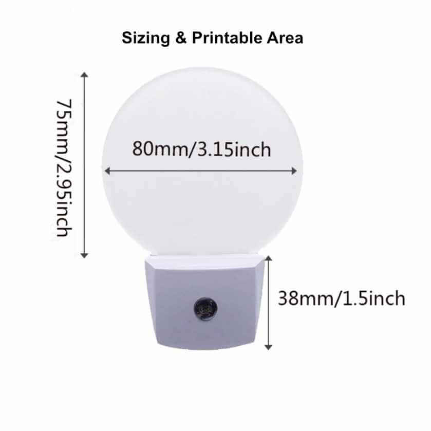 Plug In Night Lights For Sublimation, Warm White Light or Coloured Light, Night Light - Image 7