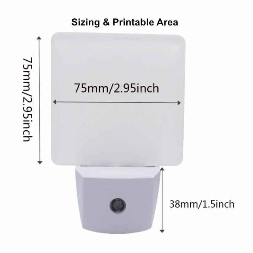Plug In Night Lights For Sublimation, Warm White Light or Coloured Light, Night Light - Image 6