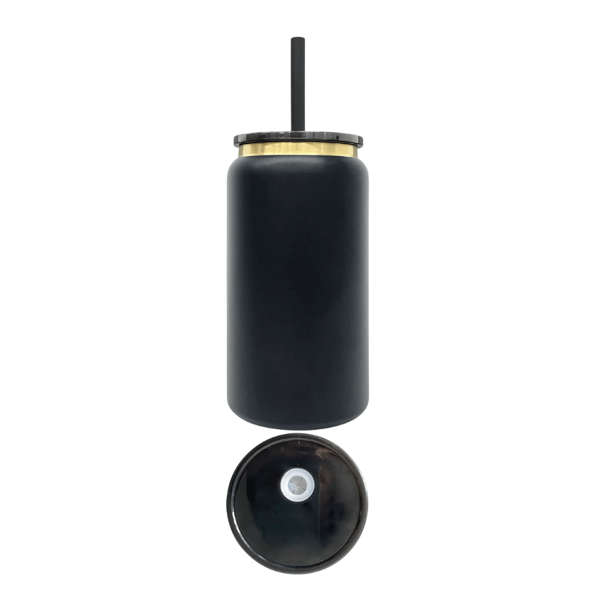 Gold Plated Black and White Tumblers - Image 2