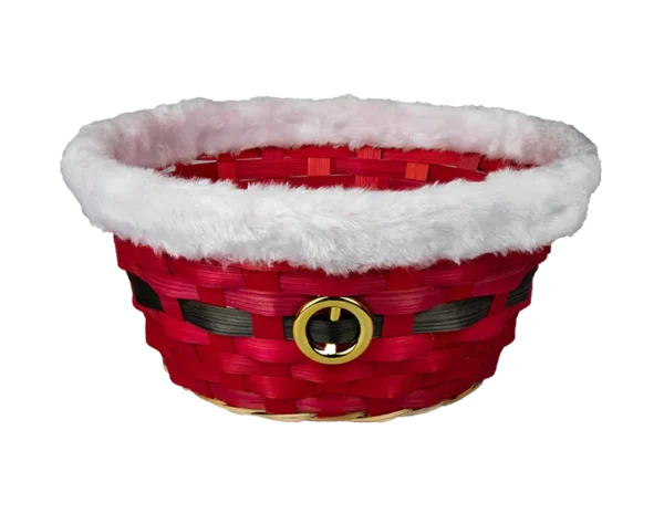Santa Bamboo Basket – 24cm x 11cm
